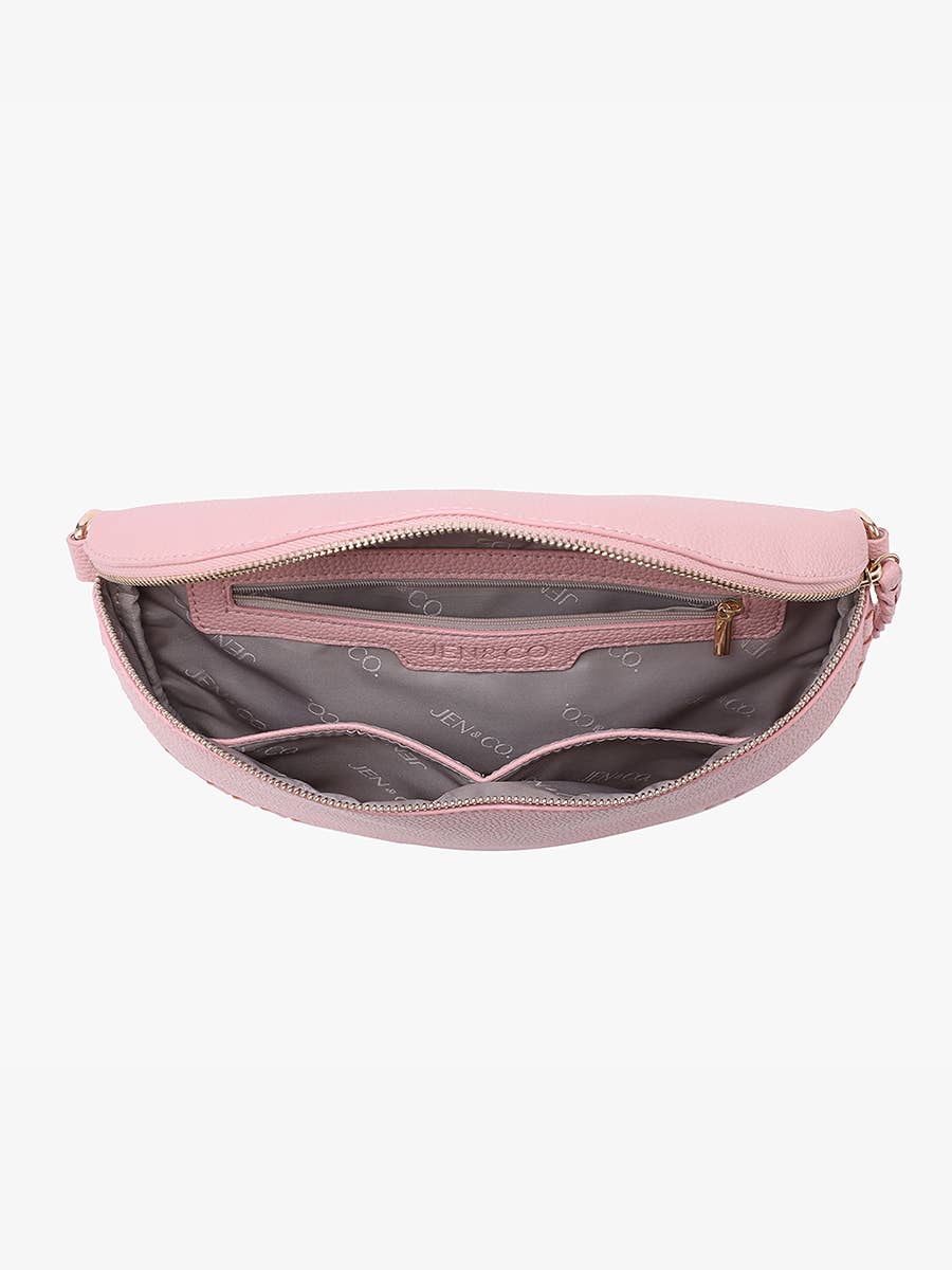 Janae (Sage) Whipstitch Crossbody/Sling Bag