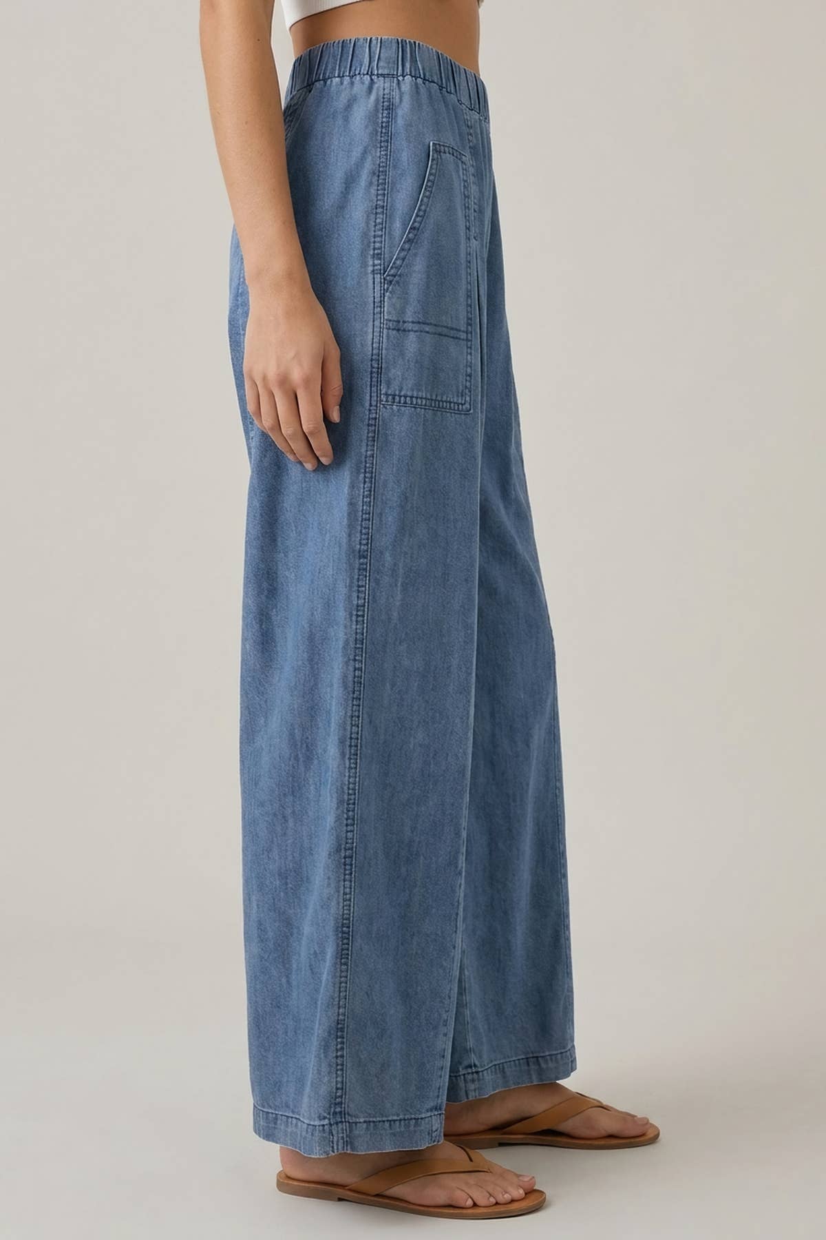 Poetic Spirit Tencel Wide Leg Pant