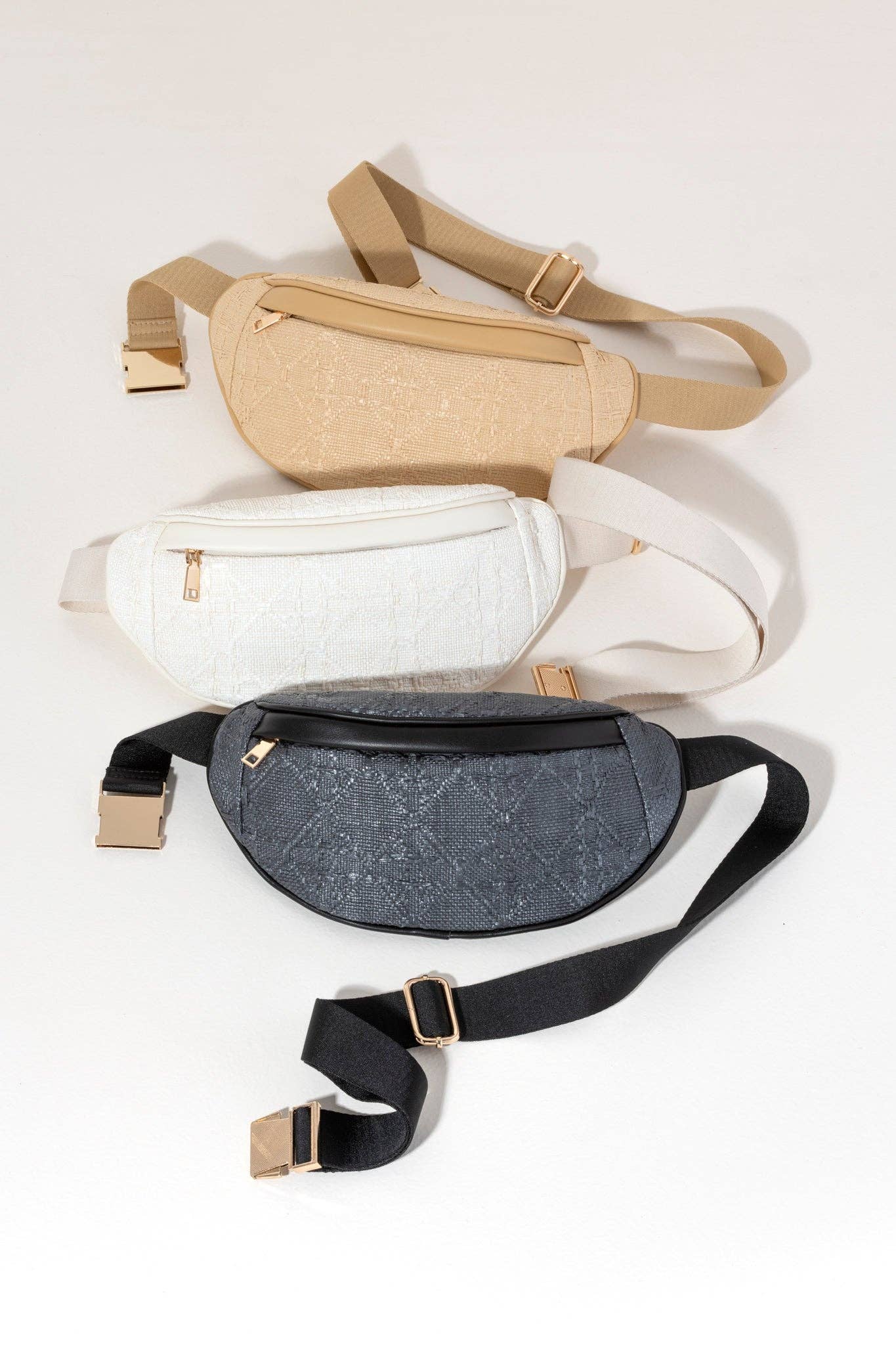 Shiraleah: Adrienne (White) Belt Bag/Crossbody