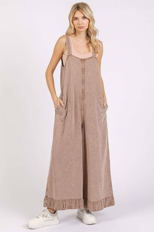 Morning Java Mineral Wash Jumpsuit