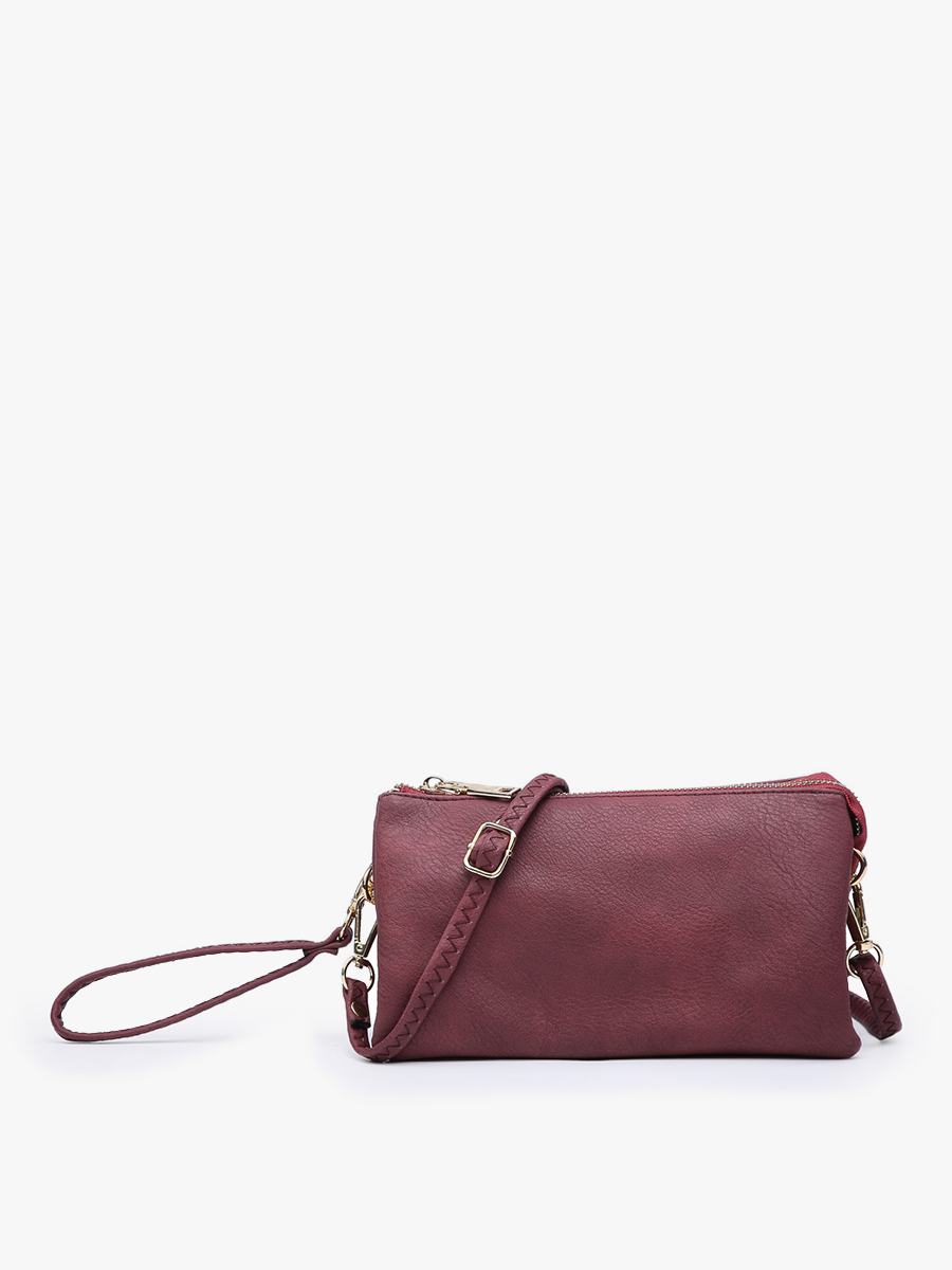 Riley (Maroon) Crossbody/Wristlet