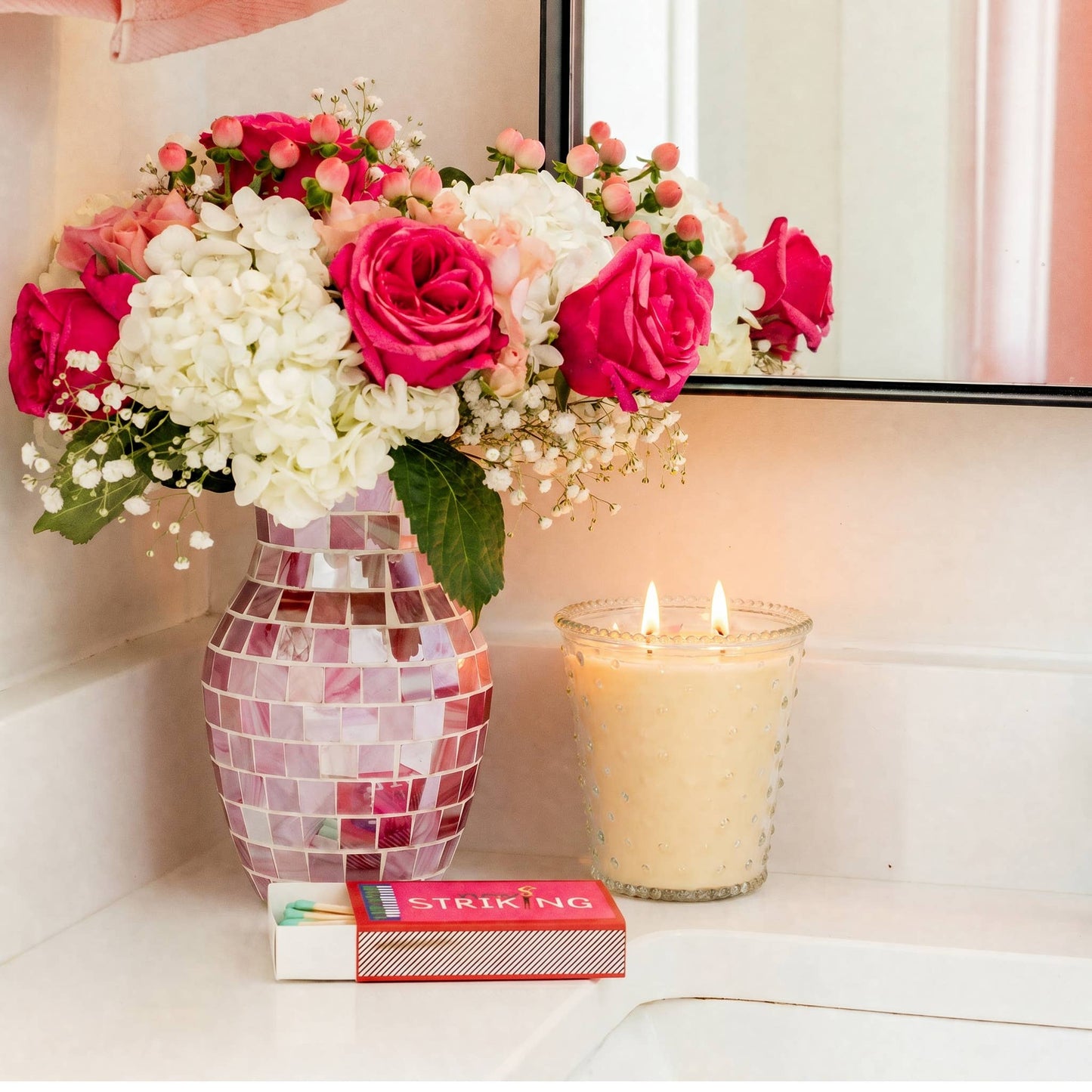 Sweet Grace #80 Hobnail Soy Candle