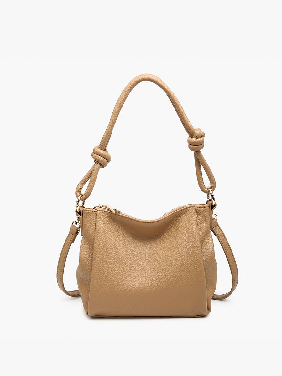 Chicago (Taupe) Knotted Shoulder Bag/Crossbody