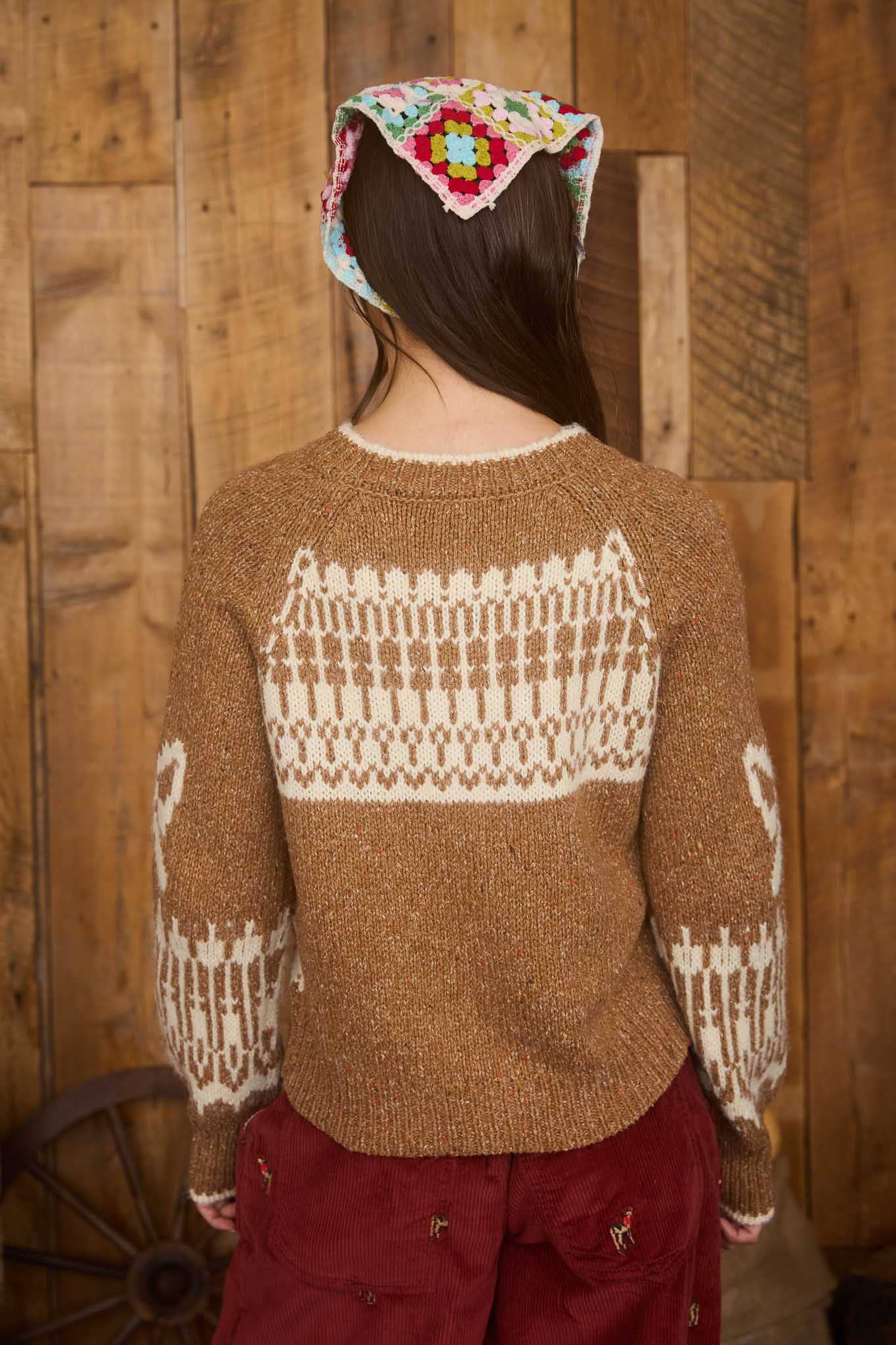 Swan Lake (Caramel) Button Cardigan
