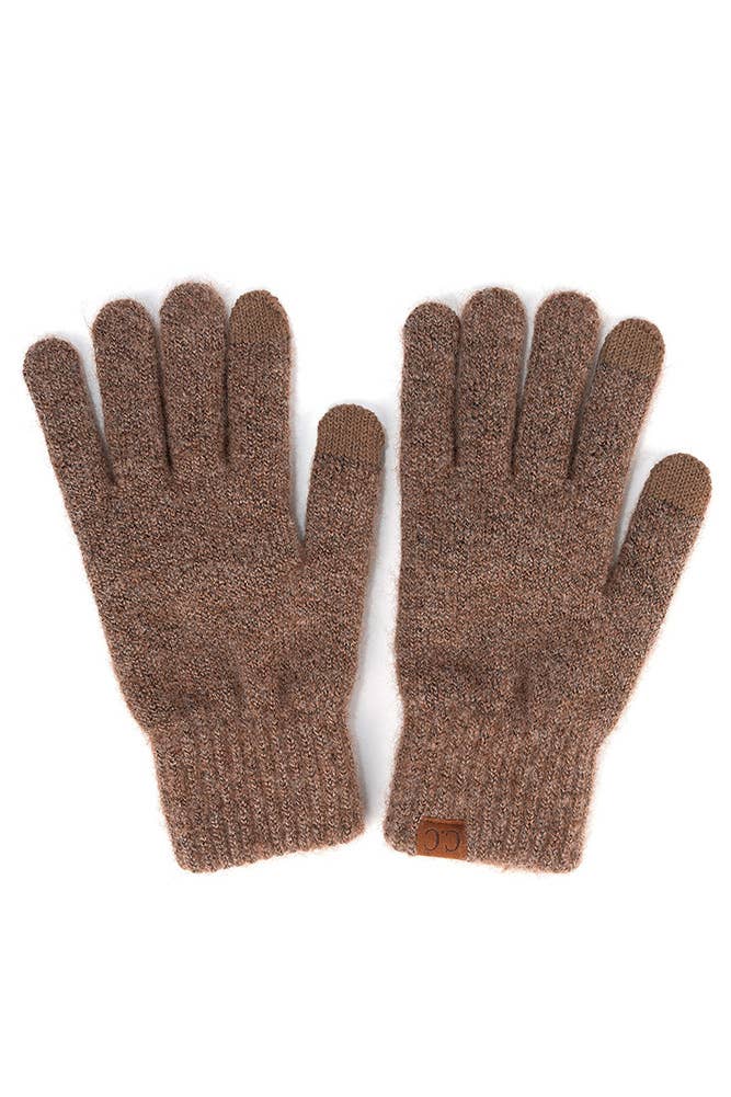C.C Heather Knit Touch Gloves