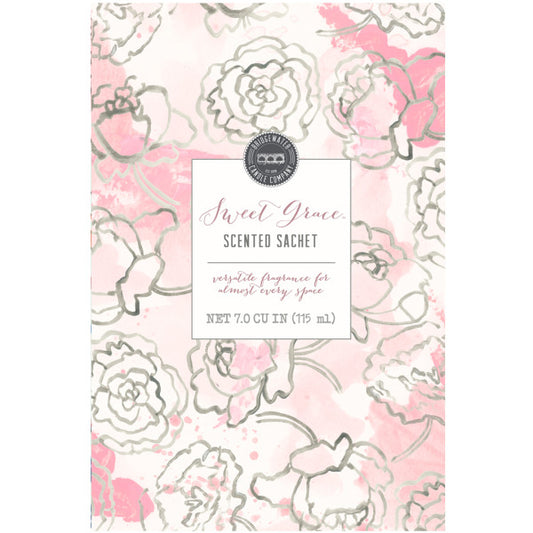 Sweet Grace Pink Floral Pattern Scented Sachet
