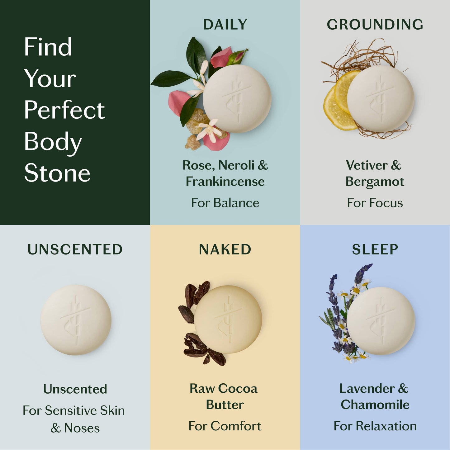 Kate McLeod: Sleep Stone | Starter Kit Deep Moisturizing Lotion Bar