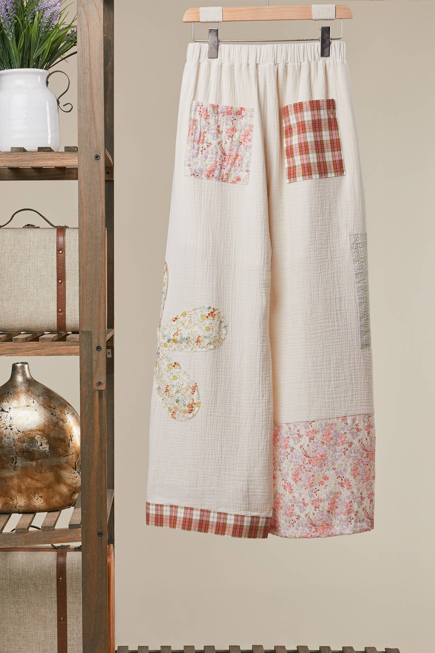 Pickin’ Patchwork Wide Leg Pants