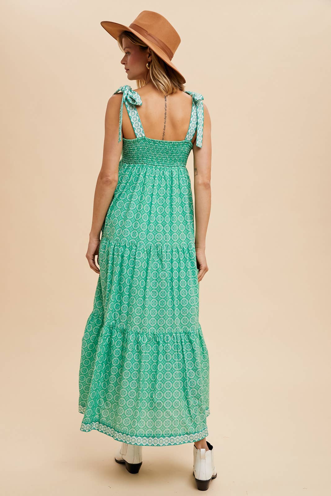 French Fantasy (Kelly Green) Maxi Dress