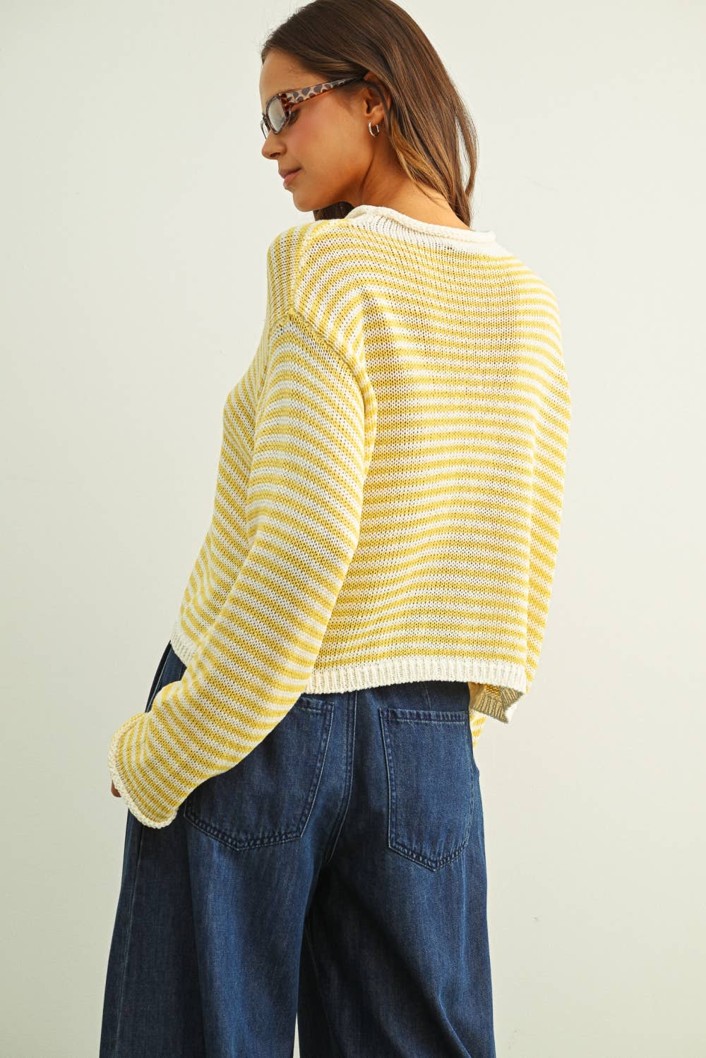 Morning Sunrise Stripe Knit Cardigan