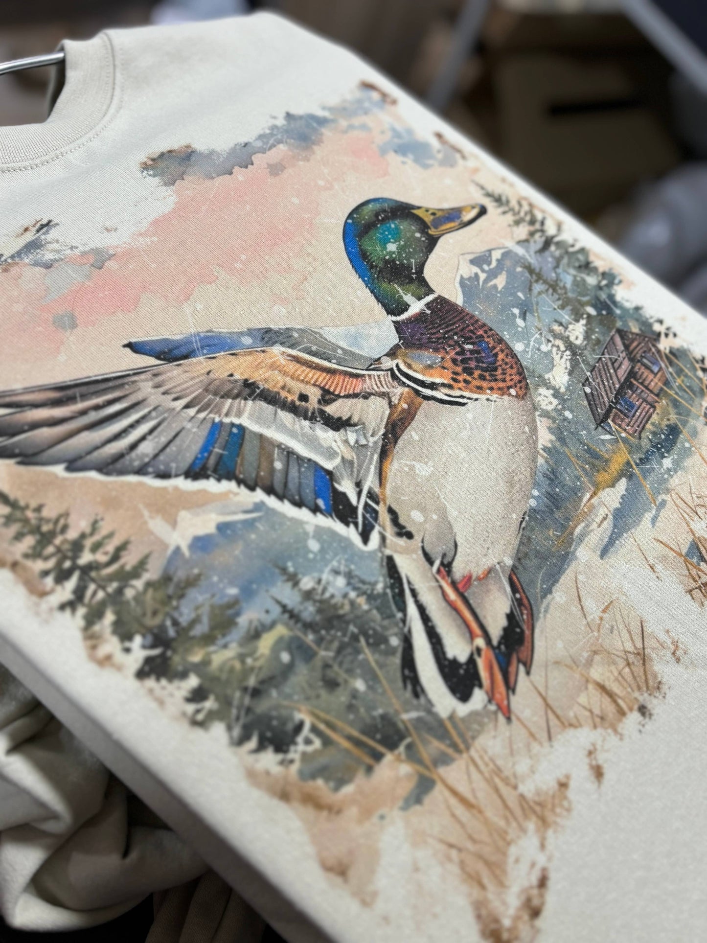 Mallard Duck (Sand) Vintage Graphic Tee