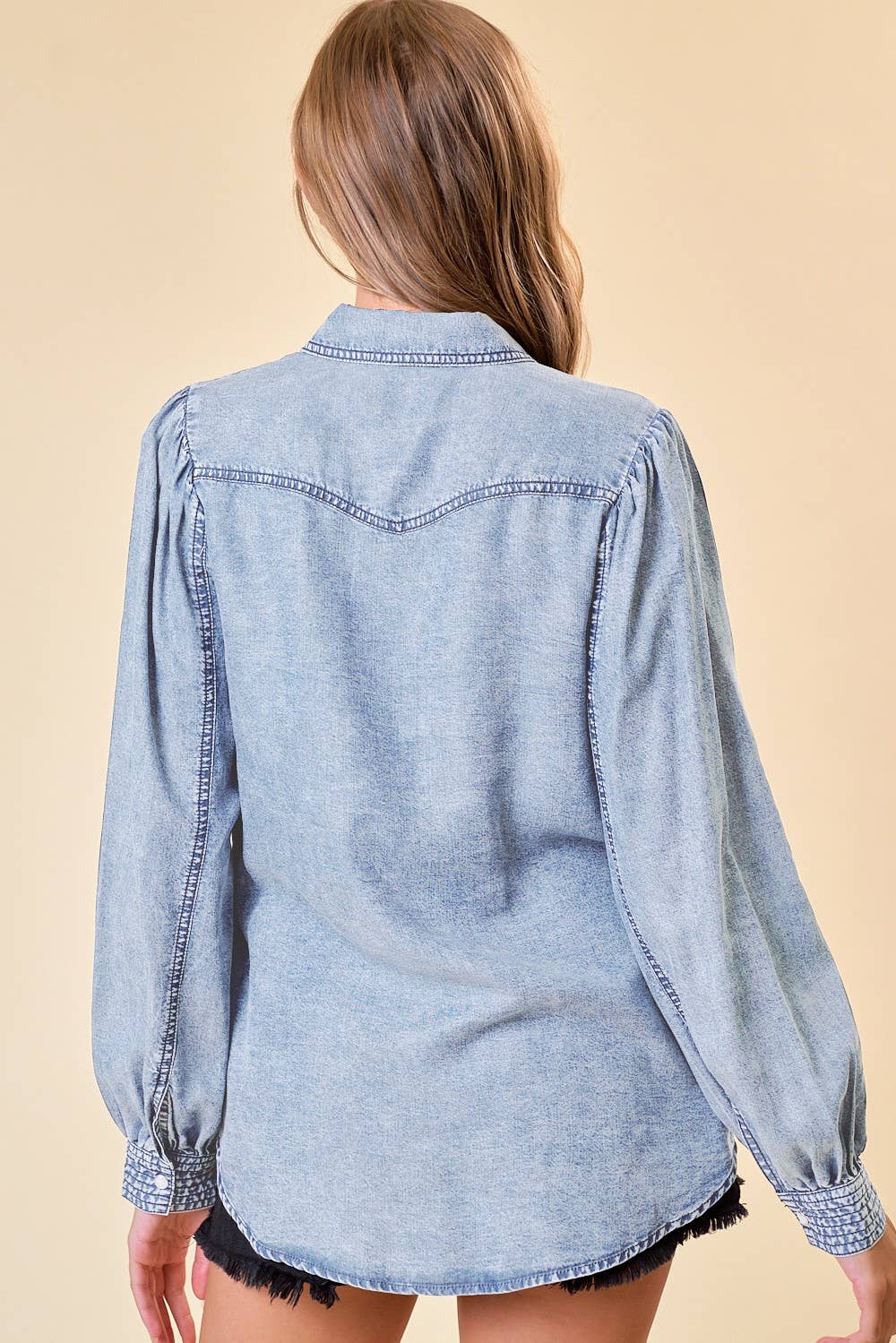 Million Dollar View Tencel Denim Shirt
