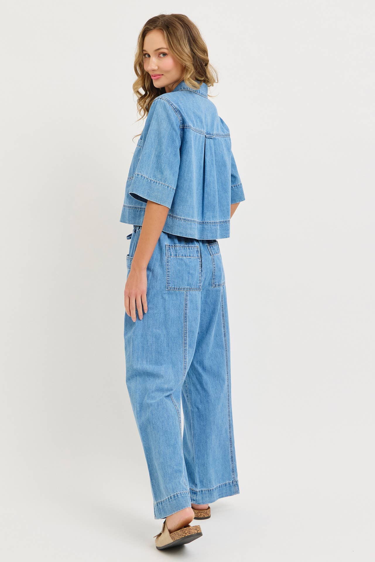 Ready To Roll Short Sleeve Denim Shirt