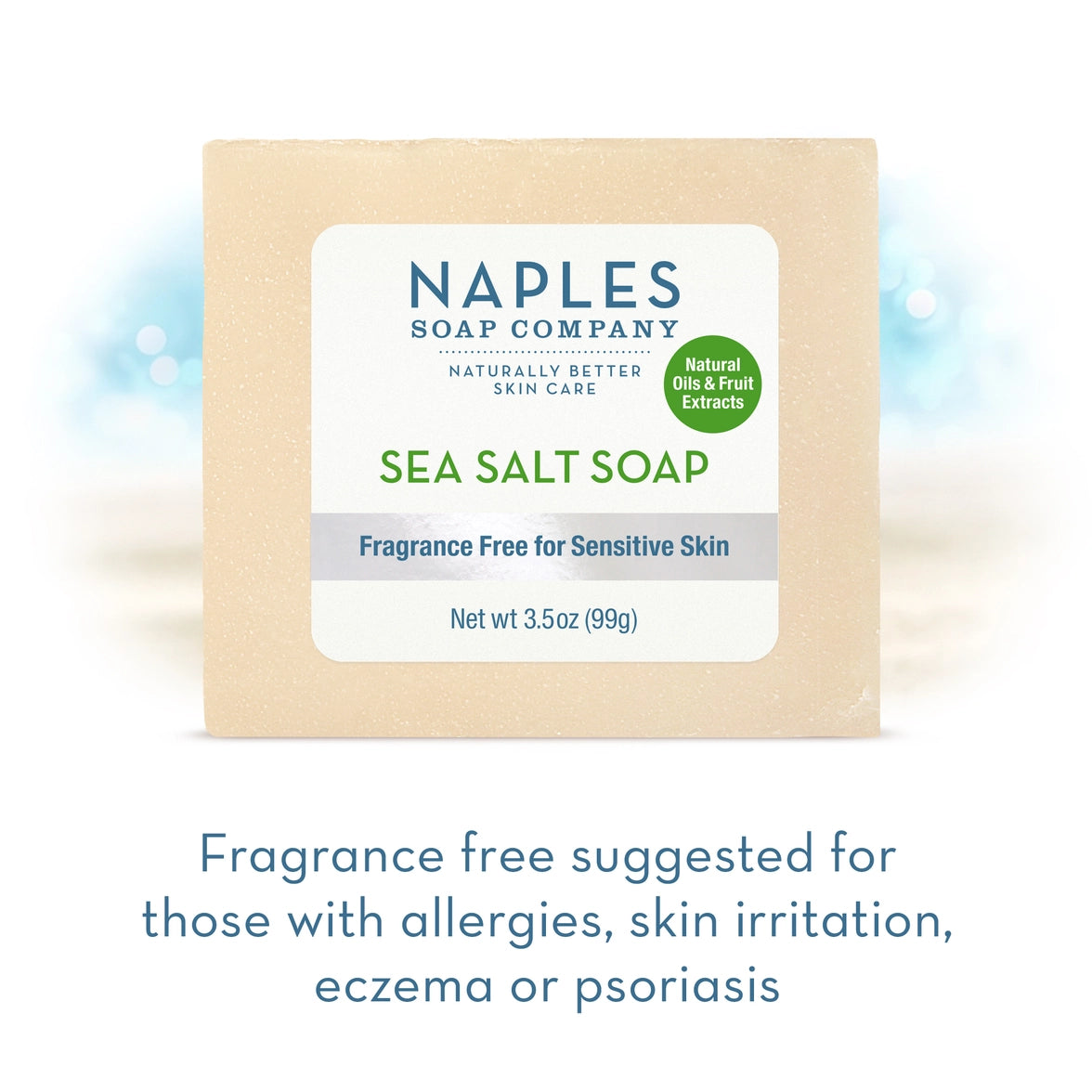 Naples Soap Co.: Unscented Sea Salt Natural Soap