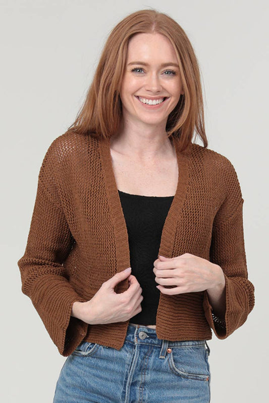 Light As A Feather (Brown) Cardigan
