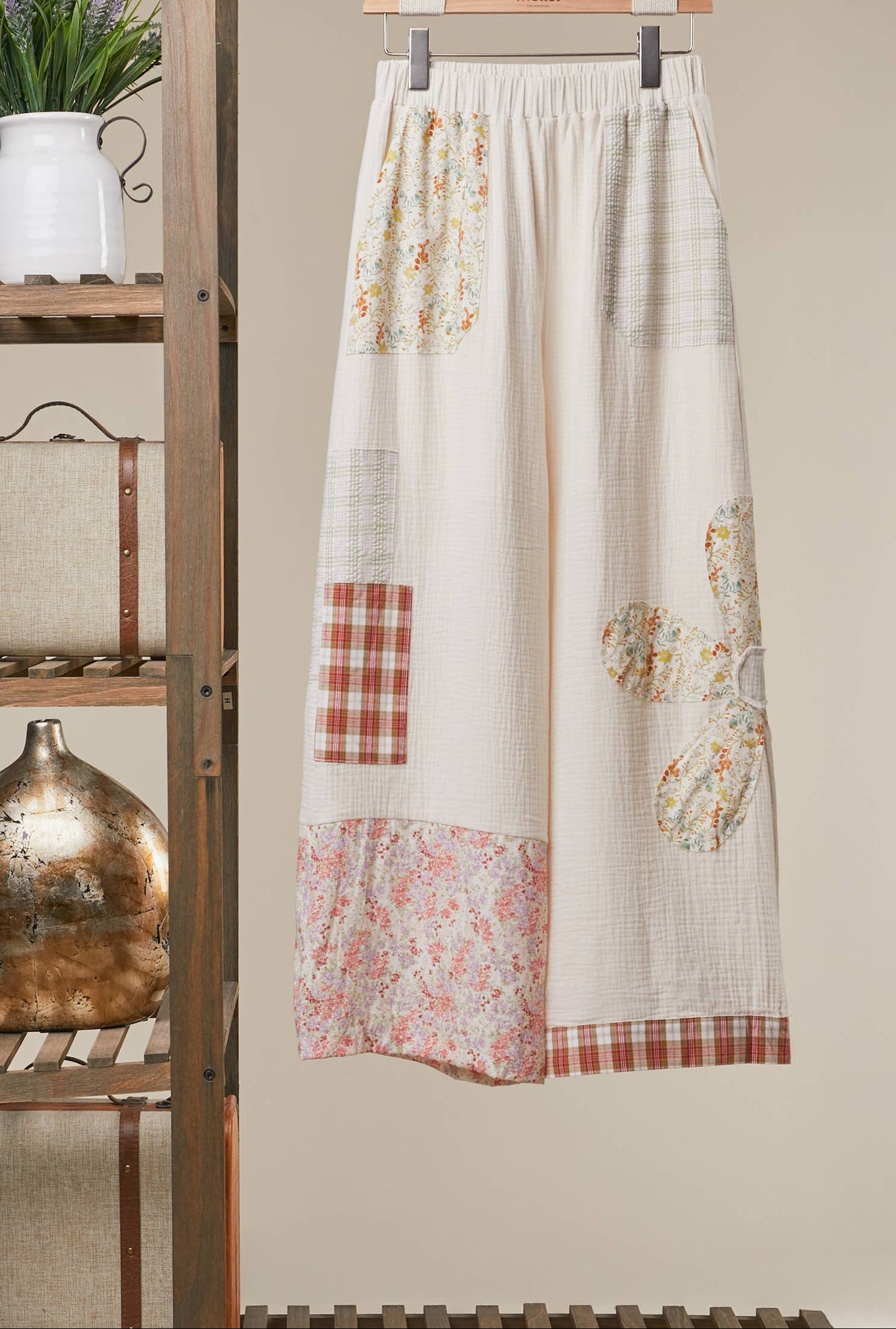 Pickin’ Patchwork Wide Leg Pants