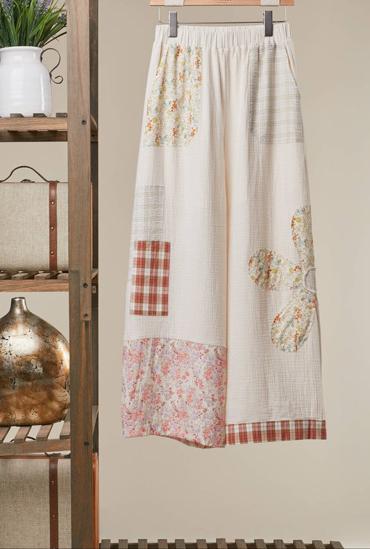 Pickin’ Patchwork Wide Leg Pants