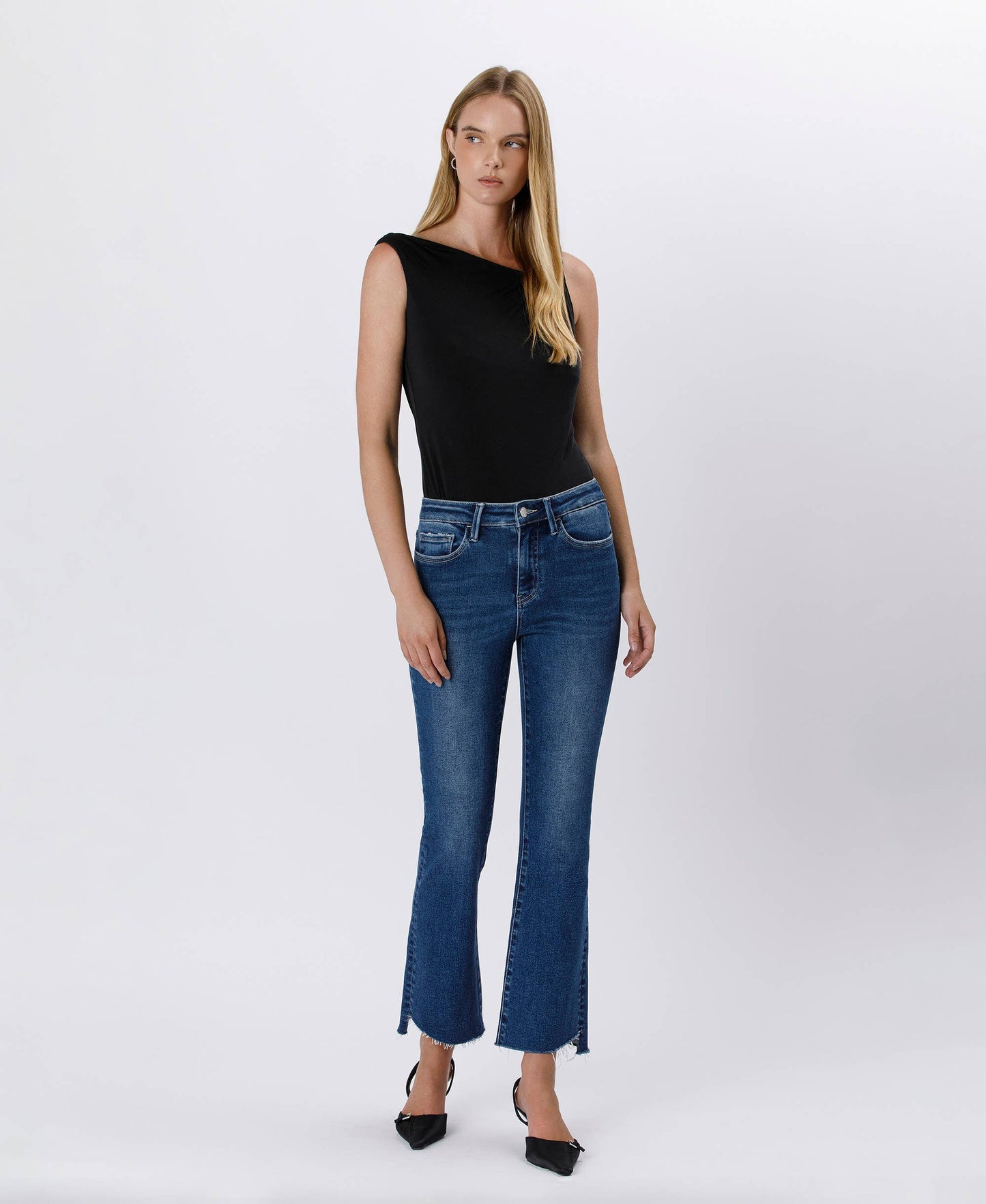 Vervet: Love Craft (Dark) Step Hem Jeans