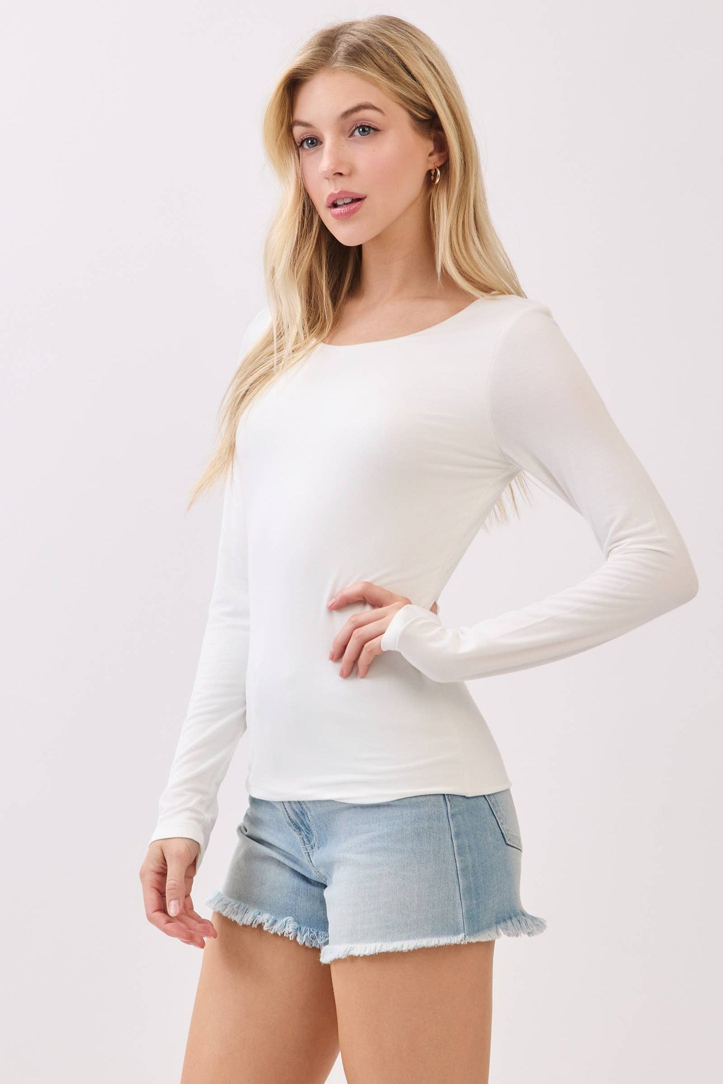 Perfect Layer (Ivory) Double Layer LS Top