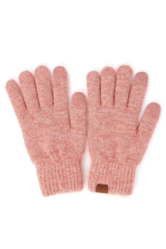 C.C Heather Knit Touch Gloves