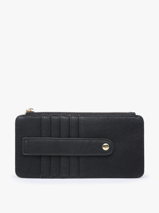 Saige (Black) Slim Card Holder Wallet