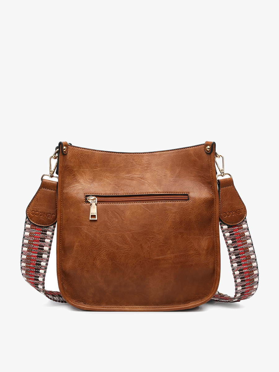 Chloe (Brown) Crossbody with Guitar Strap