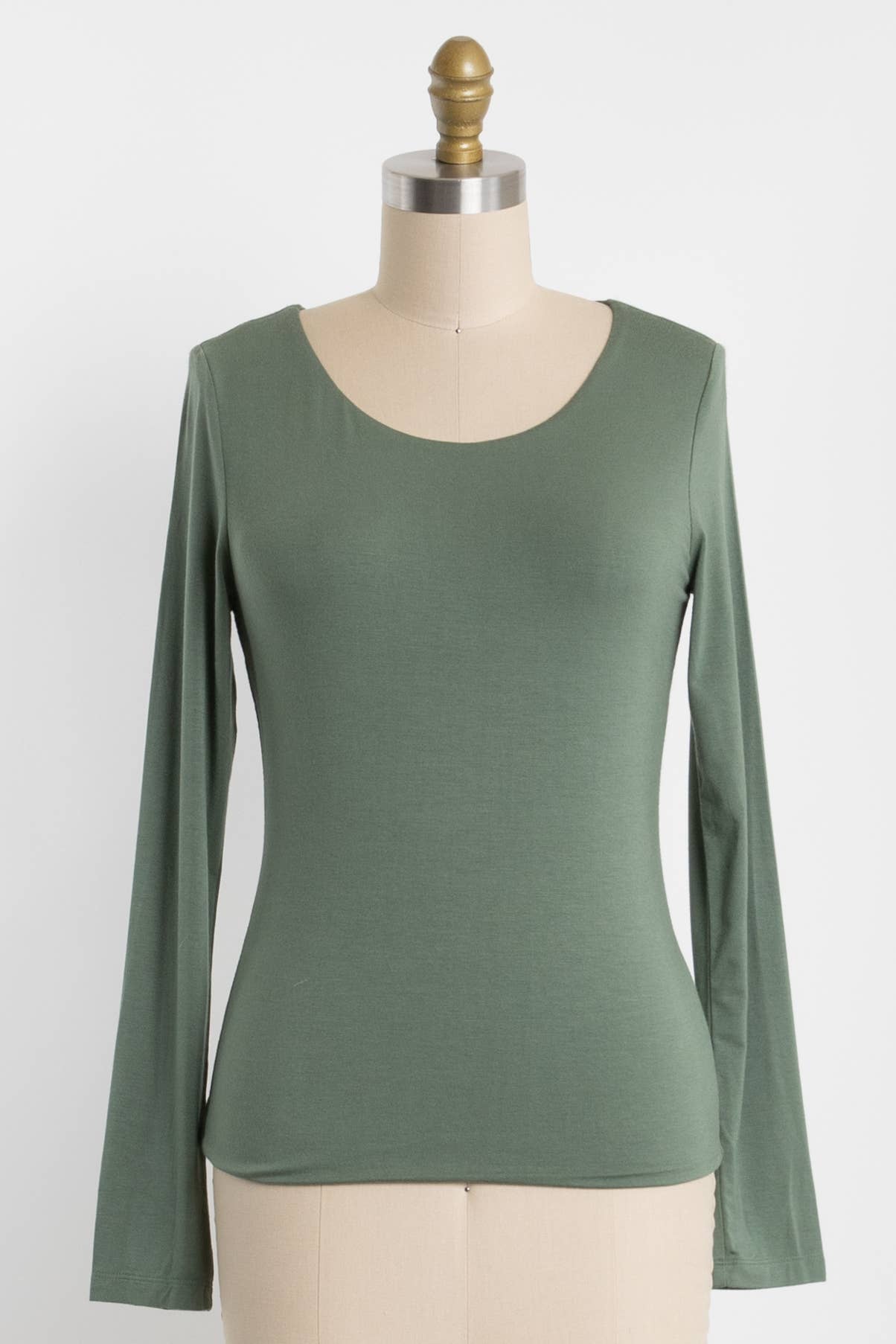 Perfect Layer (Olive) Double Layer LS Top
