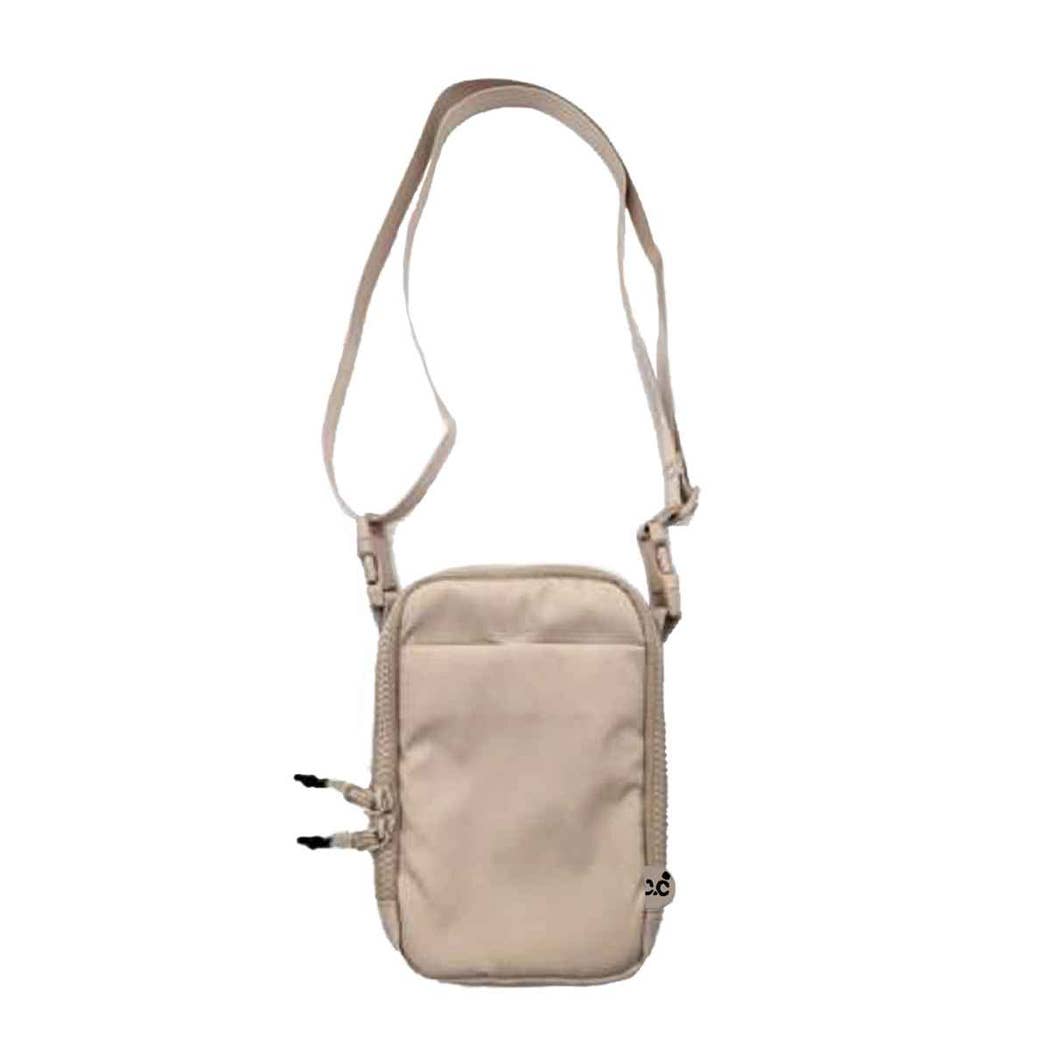 C.C. (Beige) Small Cross Body Sling Bag