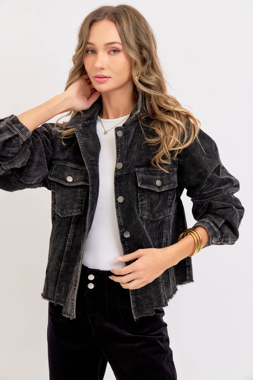 Wild West (Black) Corduroy Jacket