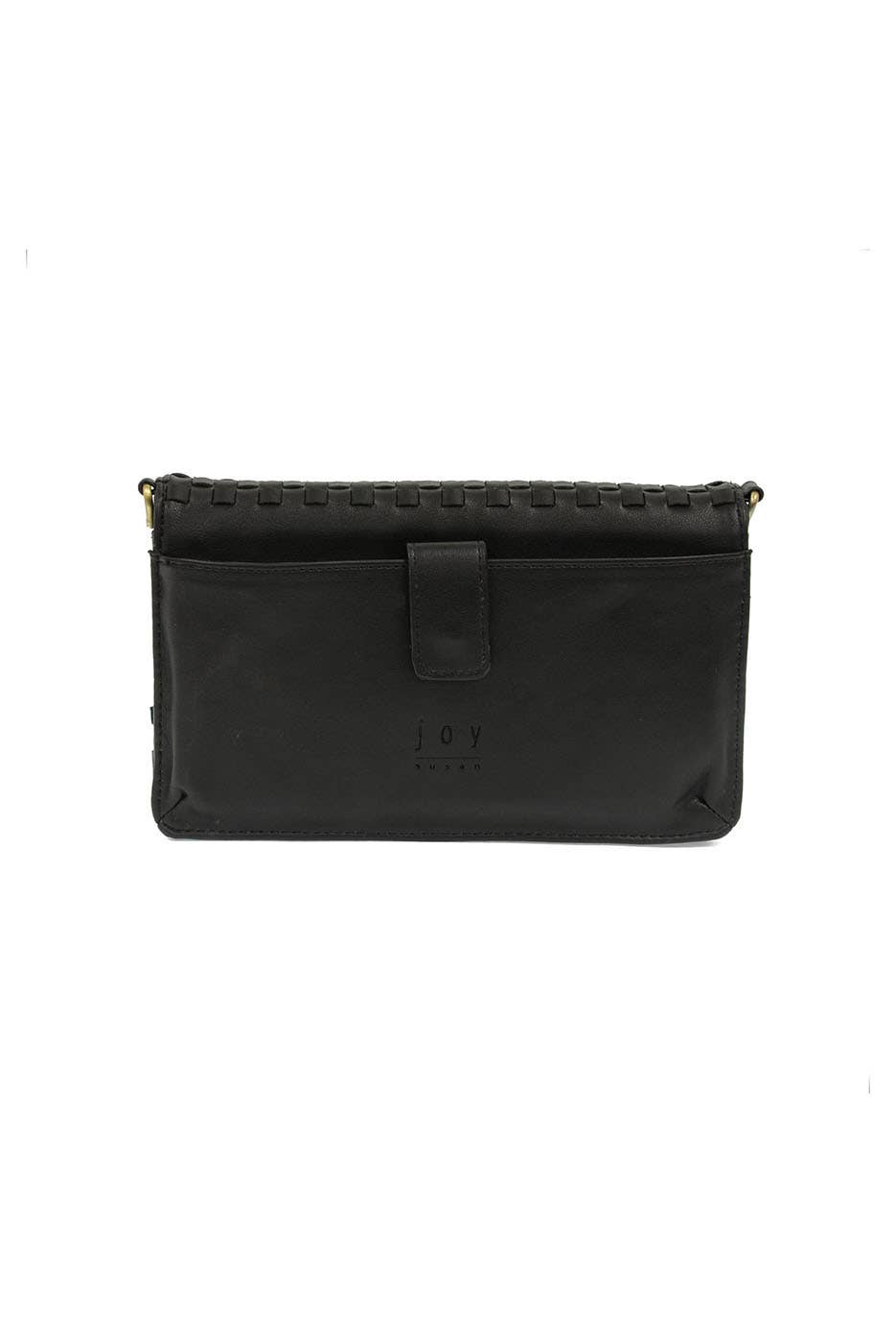 Lila (Black) Mini Woven Crossbody/Wristlet