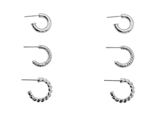Silver Small Hoop Earrings