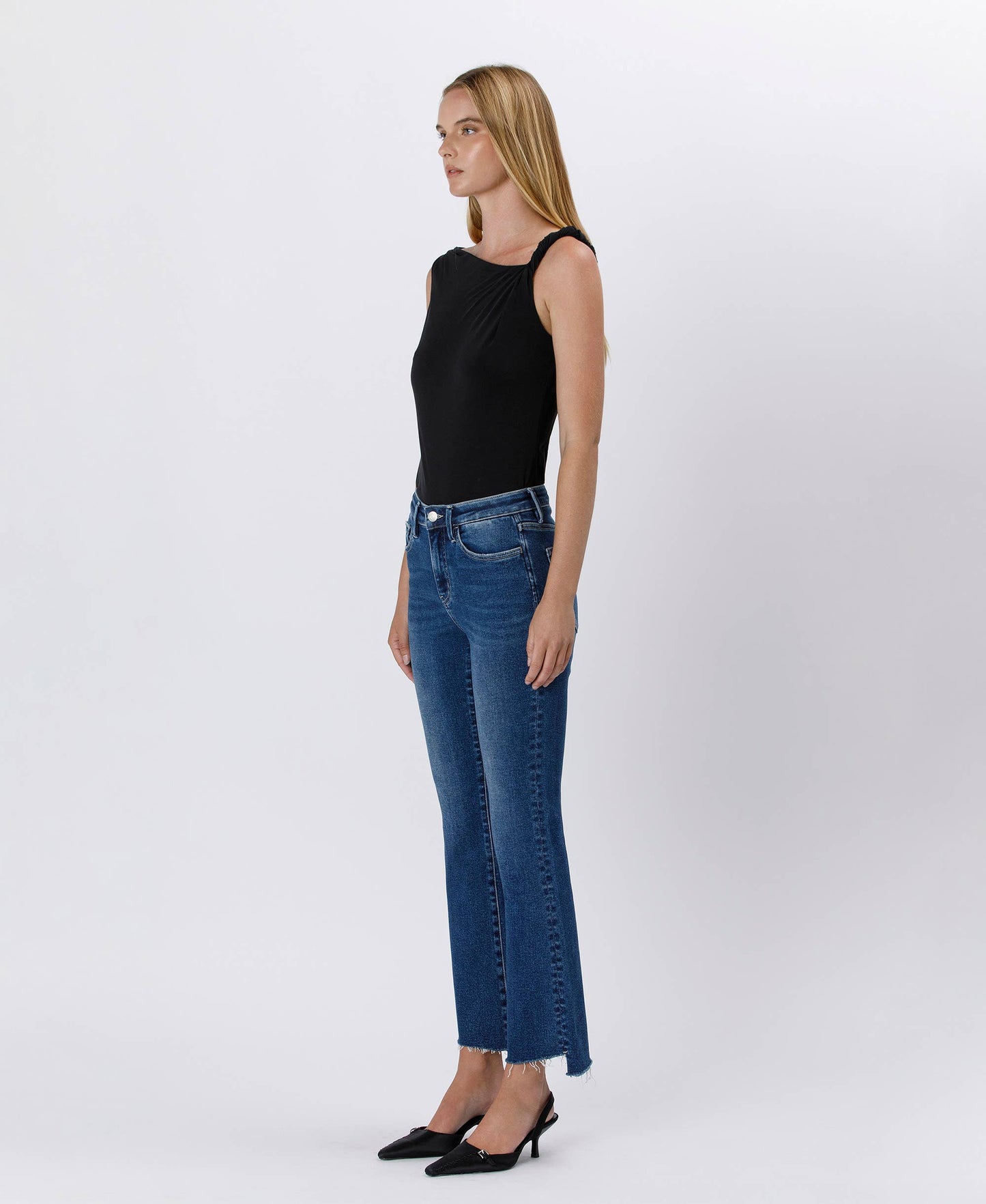 Vervet: Love Craft (Dark) Step Hem Jeans