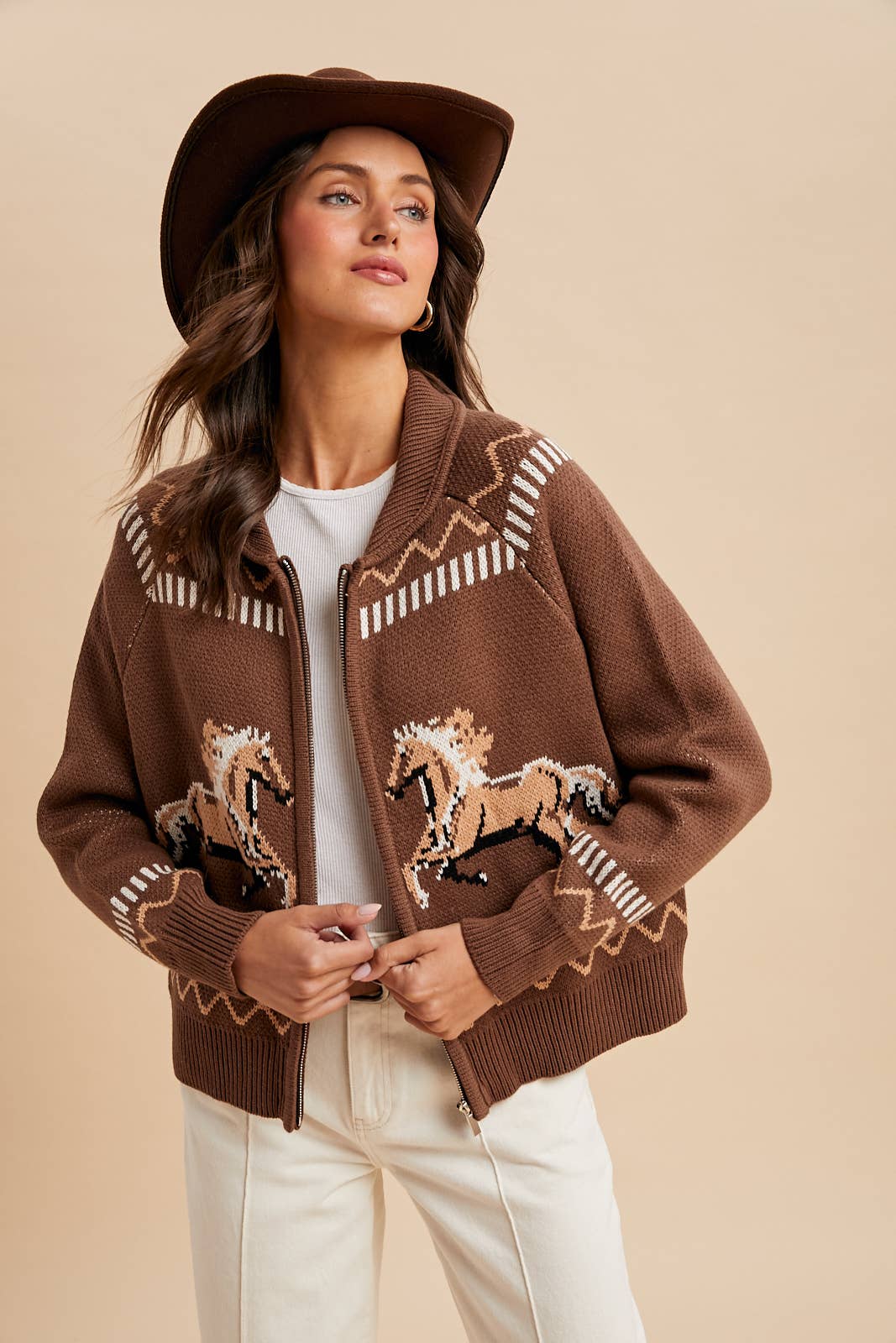 Sunday at the Stables Horse Cardigan