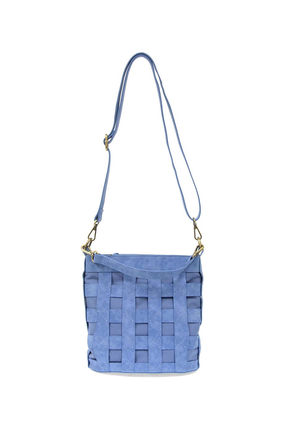 Brianna (Blue) Cage Bucket Bag