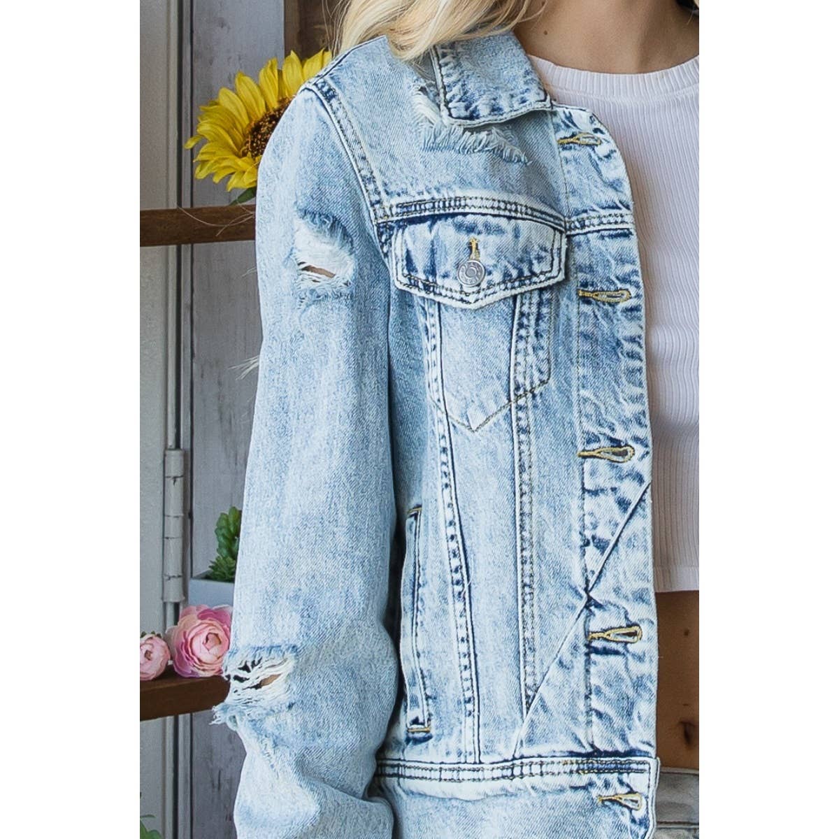 Good Day (Med Wash) Denim Jacket