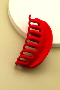 Matte Oversized Half Moon Claw Clip