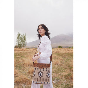 MYRA BAG: Traditional Touch Hand Tooled Bag