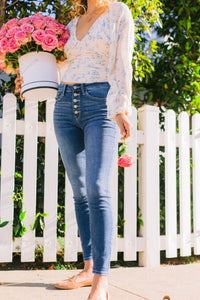 Judy Blue: Overtime Button Fly Skinnies