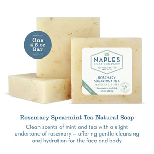 Naples Soap Co.: Rosemary Spearmint Tea Natural Soap