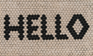 Hello Hex Tile Accent Rug