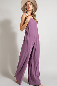 Perfectly Fine LILAC Knit Overalls