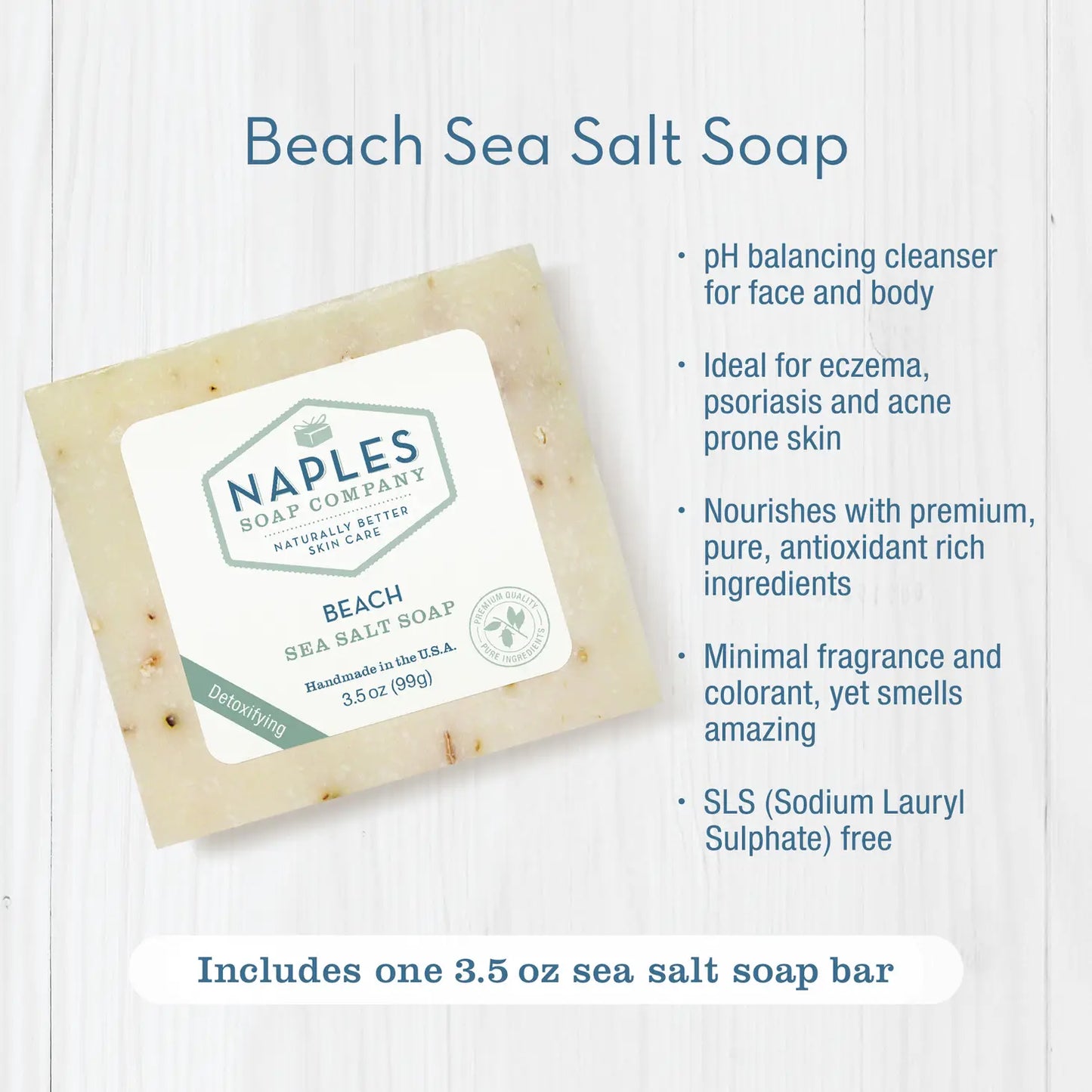 Naples Soap Co.: Beach Sea Salt Natural Soap