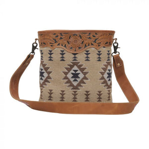 MYRA BAG: Traditional Touch Hand Tooled Bag