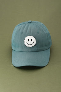 Big SMILEY Embroidered Baseball Cap