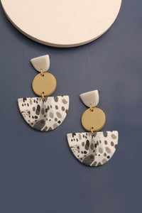 Polymer Artistic Print Earrings