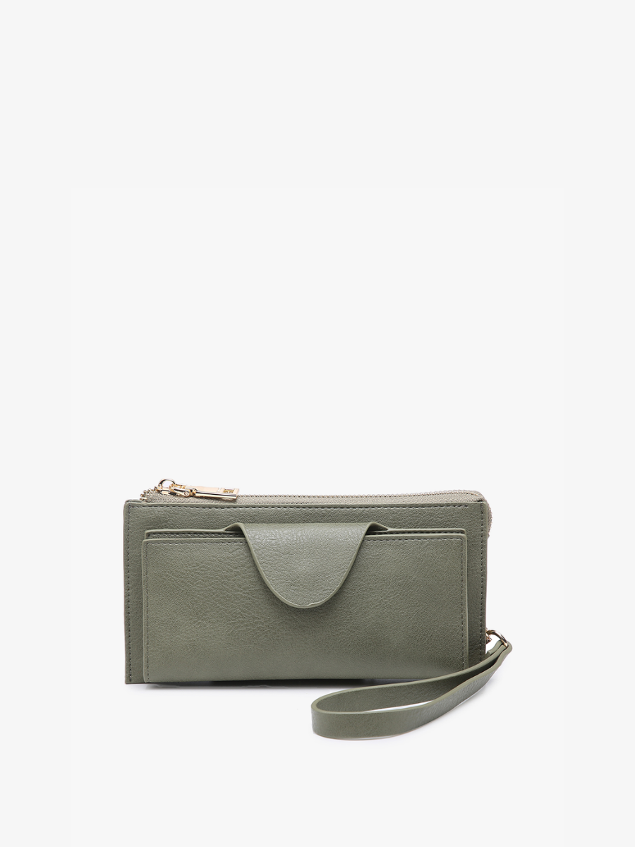 Kyla (Olive) RFID Wristlet/Wallet
