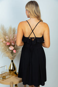 Double Take Black Fit&Flare Dress