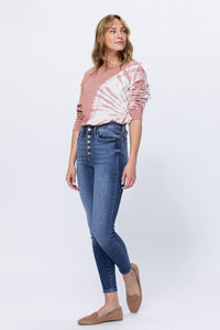 Judy Blue: Overtime Button Fly Skinnies