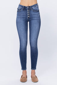 Judy Blue: Overtime Button Fly Skinnies