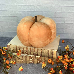 Large Orange Tie Dye Pumpkin